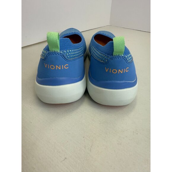 Vionic Kallie Slip On Shoes Knit Comfort Walking Lightweight Blue Azure Size 8.5 - Picture 5 of 7